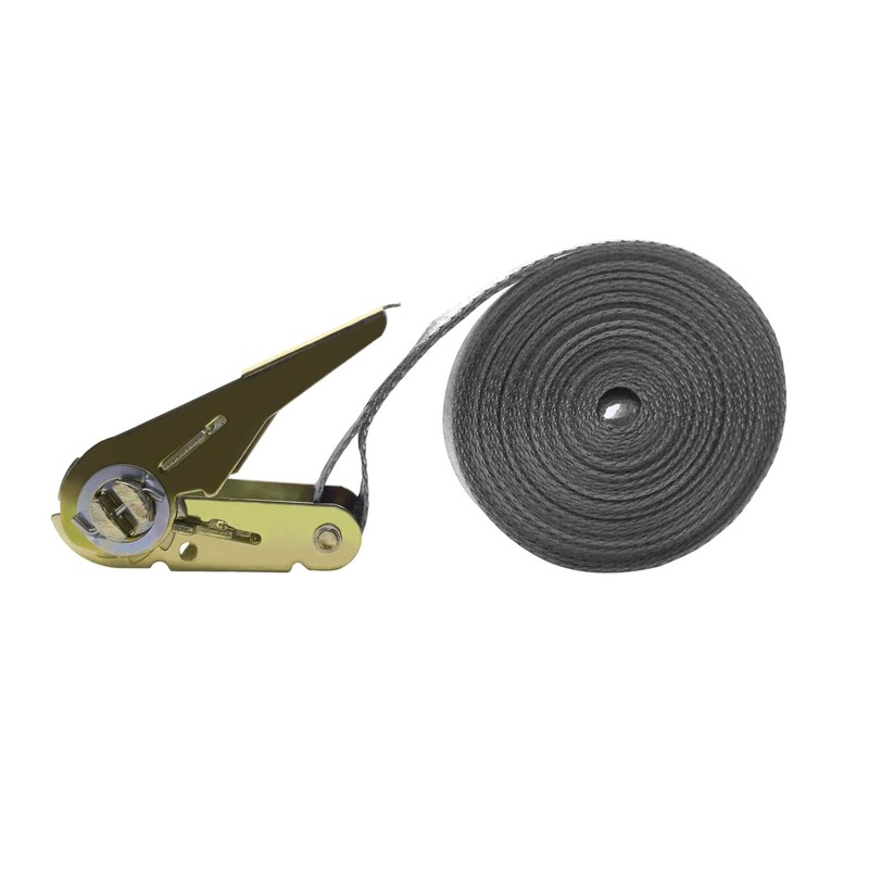 2 Pack 6m Gray Ratchet Tie Down Straps, Ratchet Tie