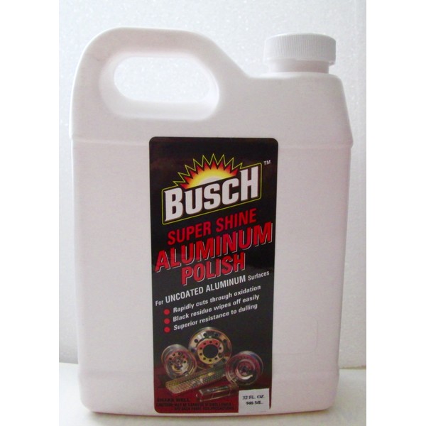 Busch Aluminum Polish Super Shine for uncoated Aluminum - 32oz