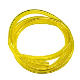 NYTKL Colorful Fuel Line Hose Tube, 0.2 inch 3.28 feet Flexible Silicone Gas Line Petrol Hose, Universal Vacuum Oil Gas Tubing Pipe Replacement for Motorcycle Dirt Pit Bike ATV (Yellow)