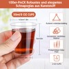 CoKeeSun Pack of 100 Shot Glasses, 5 cl/50 ml Shot