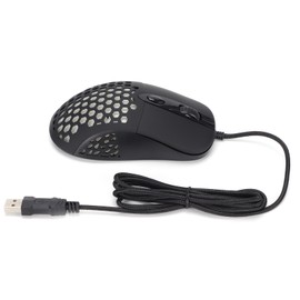 Gamer Wired Mouse X8 Hole Luminous Hollow RGB Computer Accessory for Players' Business Office