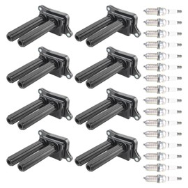 AUTOKAY Ignition Coil & Autolite Spark Plug for Dodge Charger RAM 1500 5.7L V8 UF504 for Chrysler for Jeep Grand