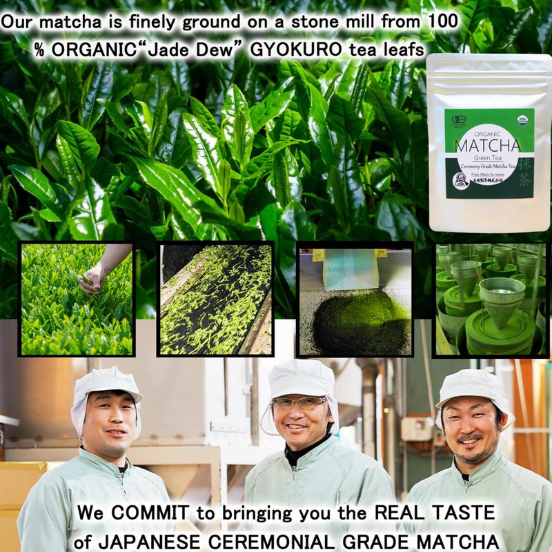 Organic Ceromonial Grade Matcha Powder - First harvest matcha -