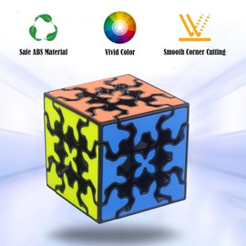 SHONCO Magic Cube,Gear Cube, Speed Cube, 360-degree Rotatable Mechanical Gear Cube, Creative 3d Gear Cube, Twist Brain Teasers Toy, for Children and Adults