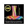 Pack de 100 Pulseras Neón Fosforescentes para Fiestas y Eventos