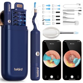 Earsight Plus I35R Ear Wax Removal Tool with Camera | Smart Visual Ear Cleaner with Gentle Tweezers & 12 Tips, HD Otoscope for Adults & Kids