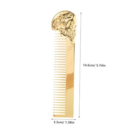 Healeved Beard Comb Skull Men's Hair Brush Styling Tool Grooming Comb Brush Men's Beard Care