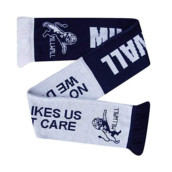 Millwall Football Crest No One Likes Us Fans Scarf (100%