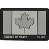 5.11 Tactical Patch - Canada Flag Patch, Hook-Back Adhesion, Laser-Cut