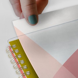 Blue Sky 2025-2026 Weekly and Monthly Academic Year Planner Calendar, July 2025 - June 2026, 8.5" x 11", Flexible Cover, Wirebound, Storage Pocket, Cali Pink