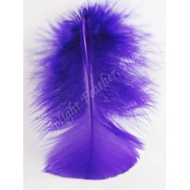 Lamplight Feather Purple Craft Feathers Turkey Plumage per one ounce package
