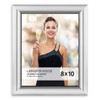 Langdon House 8x10 Picture Frames (Silver, 3 Pack), Contemporary Glam