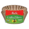 Melitta 8-12 Cup Basket Filter Paper (Natural Brown, 400 Count)