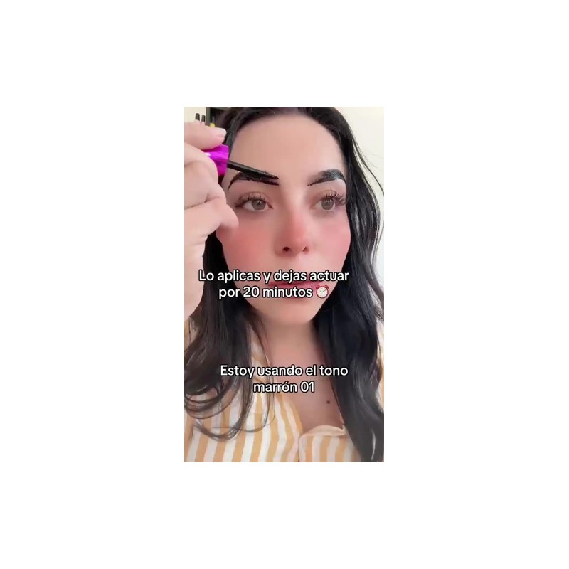 Gel Tinte Para Cejas Profesional - Resistente Al Agua 24h