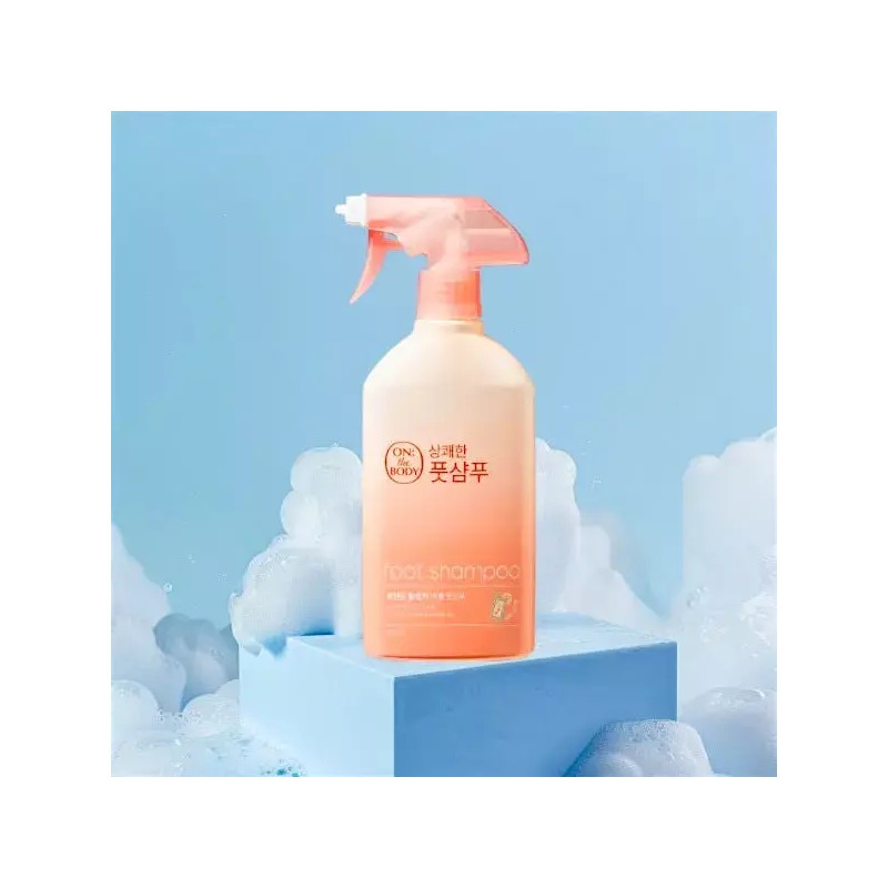 Onthebody 온더바디 상쾌한 버블 풋샴푸 코튼향 390ml [상쾌한 코튼향 390ml]