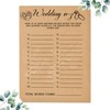 Bridal Shower Games, Wedding A-Z Bridal Shower Game, Set of