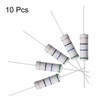 sourcing map Metal Oxide Film Resistor 5 Watt Axial Cable
