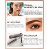 Erinde Gel Impermeable para Cejas, Tinte para cejas de Larga