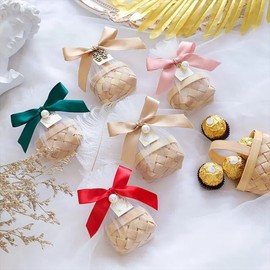 Ainmto 91 m (100 yards) x 25 mm green satin ribbon, gift ribbon, dark green, satin ribbons wide, fabric ribbon for wedding (1 roll)