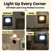 SHIYUGSC USB Lights by Night, Mini LED Bulb, Plug-in,Compact, Ideal