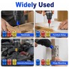 3Pcs Screwdriver Head Magnetic Ring Threaded, High Hardness Alloy Screw