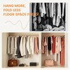 Plastic Hangers 20 Pack Ultra-Thin Space-Saving ABS 360° Swivel Hook