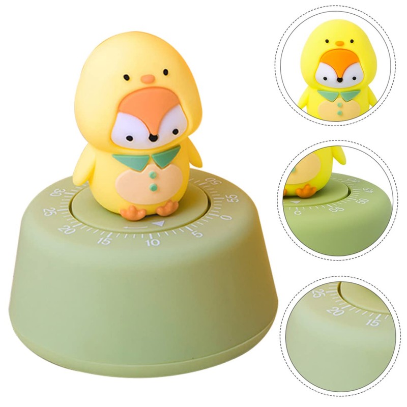 BIUDECO Cute Cartoon Kitchen Timer Visual Manager for Baking Cooking