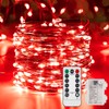 Ariceleo Battery Operated Outdoor String Lights, LED Fairy Lights with