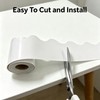 White Bulletin Board Borders Trim 32.8ft x 2.95",Durable Classroom,Office,Home,Party Decor,
