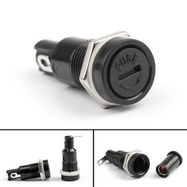 Topteng SCI R3-11 Model, Professional Quality 5 x 20mm Fuse Holder for AC 250V 10A (2P, 2, PCS)
