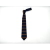 F NODE Knit Tie, Narrow Tie, Sword Tip, Striped, Navy