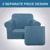 H.VERSAILTEX High Stretch Chair Cover Chair Slipcover 2 Piece Couch