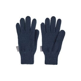 Sterntaler Unisex Baby Knitted Finger Gloves Striped Winter Gloves, navy