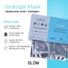GLOW Hydrogel Face Mask, Hyaluronic Acid and Collagen, Hydrating and