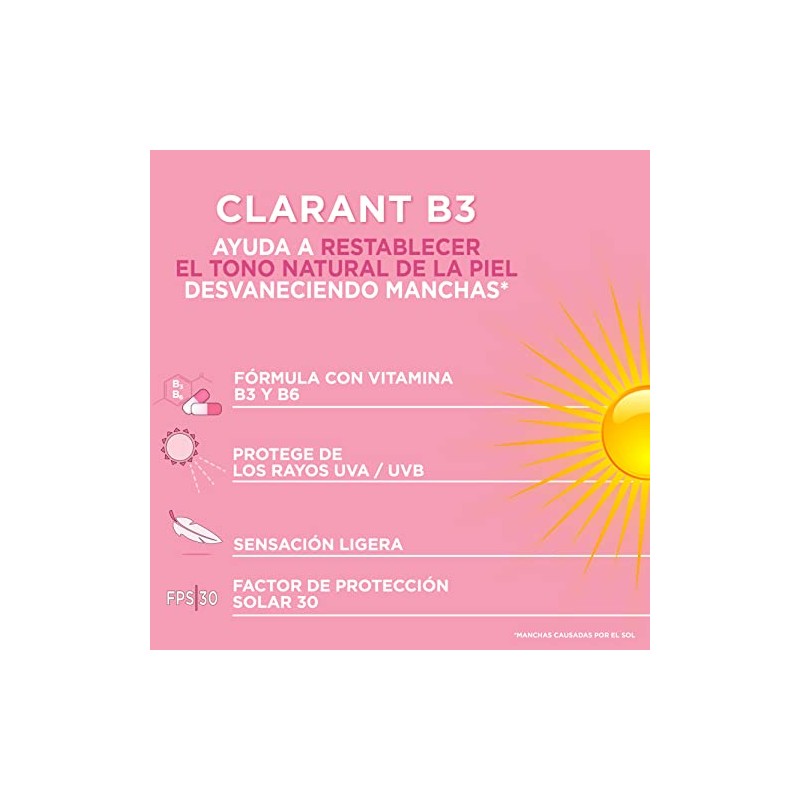 Ponds Crema Facial Clarant B3 con Factor de Proteccin Solar
