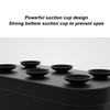 Silicone Toothbrush Toothpaste Holder Multipurpose 5 Slots Drainage Holes Bathroom