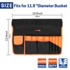 WISEPRO Bucket Tool Organizer, Bucket Tool Bag with 30 Pockets
