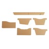 13 Pcs Leather Wallet Template Transparent Clear Acrylic Leather Template