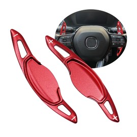 ontto Car Steering Wheel Shift Paddle Shifter Extension fit for Honda Civic 2022 RS Sport Touring 2023 CR-V Pilot Acura Integra Aluminum-Alloy Accessories Gear Shift Paddle auto Styling Red
