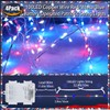 Yayfazy 4th of July Decorations Outdoor/Indoor Timer Fairy String Lights,4PACK