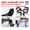 PIT66 Fender Flares,Compatible with 2004-2008 Ford F150(NOT For Heritage), Rugged