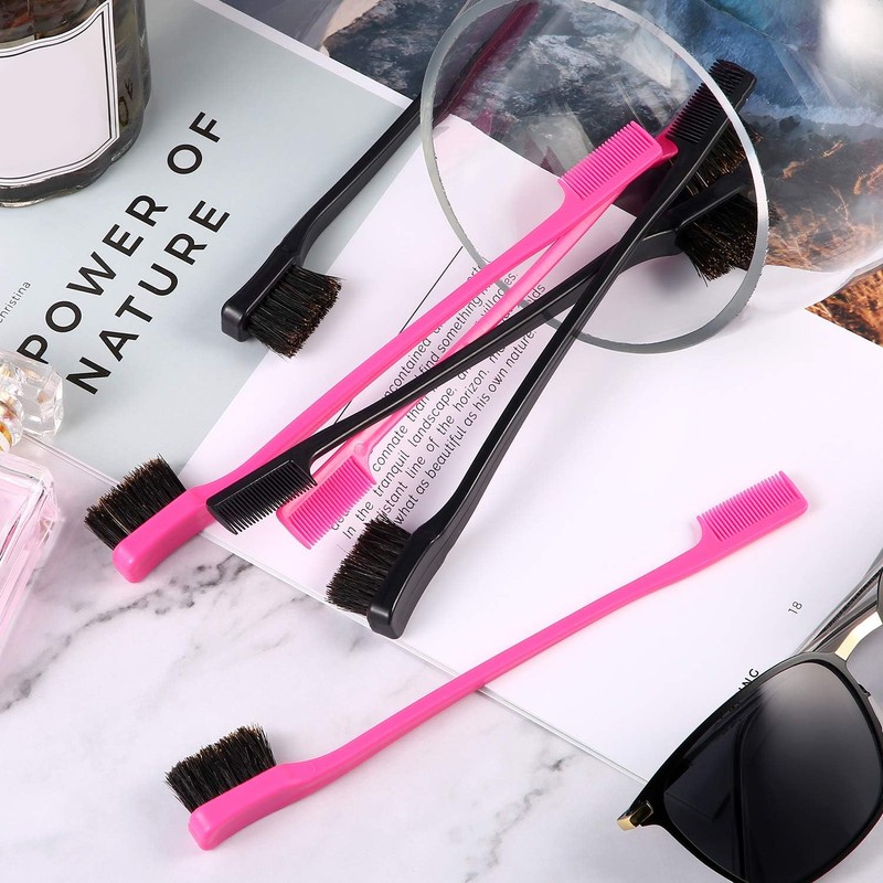 BBTO 10 Pieces Hair Edges Brushes 2 In 1 Edge