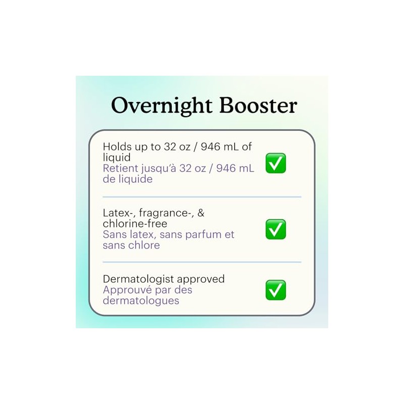 Because Overnight Booster Pads Fit All Adult Diapers, Helps Keep