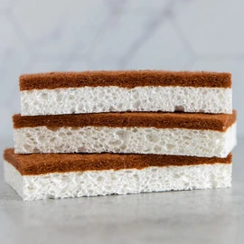 Green Essentials Cellulose Sponge & Coconut Scrubber - 3 Pack