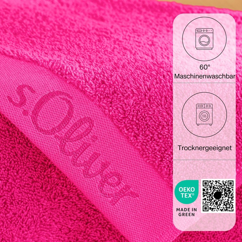 s.Oliver Hand Towel 50 x 100 cm, 100% Cotton, 600