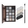 XdealCozyxc 15 Colors Long Lasting Grey Eyeshadow Palatte, Waterproof Matte
