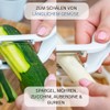 Westmark Peel-Star KS 60622E6 Vegetable and Double Peeler/Asparagus Peeler with