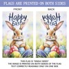 Texupday Happy Easter Cute Bunny Rabbit Easter Eggs Decoration Vertical