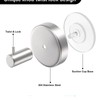 HUFEEOH Suction Cup Hooks for Shower, 2 Pack Wall Hooks