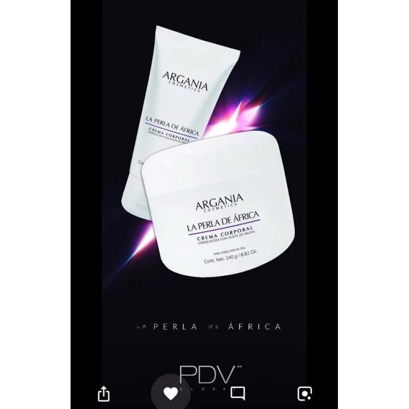 La Perla De Africa , 3 Cremas Con Aceite De